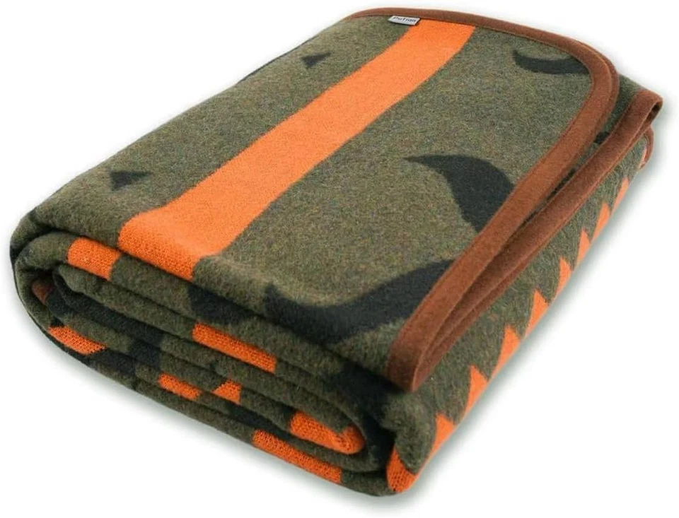 PuTian Merino Wool Blanket - Warm Thick Washable 87" " Large Throw for Ou