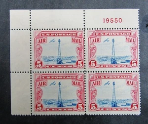 nystamps US Air Mail Plate Block Stamp # C11 Mint OG H      O3x2818 - Picture 1 of 2