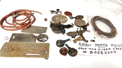 About 30 Small Parts From A Singer Treadle Sewing Machine - Image 1 of 4