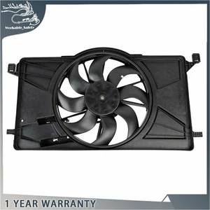 A/C Radiator Condenser Cooling Fan Motor For Ford Focus 2012-2017 Without Module - Picture 1 of 10