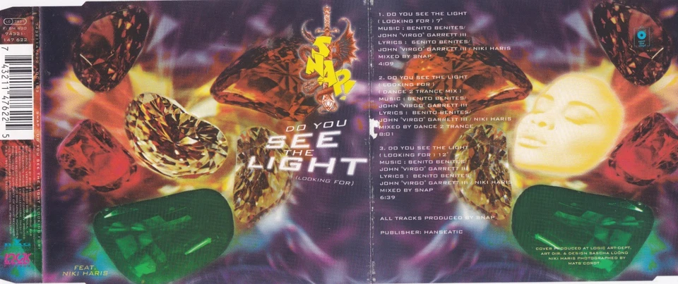 Snap! feat. Niki Haris - Do You See The Light  (3 Track Maxi CD) - Bild 1 von 1