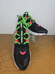 NIKE Air Max World Wide Mens Size 13 M Black Lime Green Multicolor BQ3999 EUC  - Picture 1 of 21