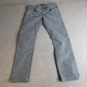 Proof Mens Pants 34 x 31 Gray Solid Canvas Gusset Rover P-530-02 - Picture 1 of 14