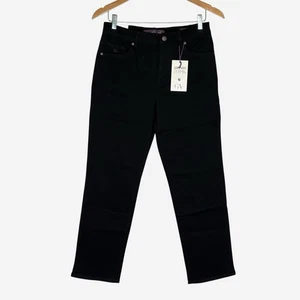 Gloria Vanderbilt Amanda Slimming Jeans 8S Petite 29x29 Black Stretch NEW - Picture 1 of 13