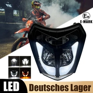 Faro LED luz de marcha diurna intermitente para KTM SMC-R 690 EXC XCW 250 350 450 500 - Imagen 1 de 11