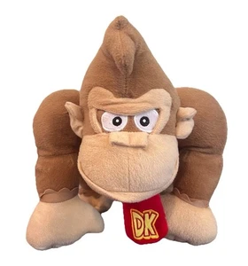 Donkey Kong DK Plush Stuffed Doll Good Stuff Super Mario 2016 Nintendo - Picture 1 of 10