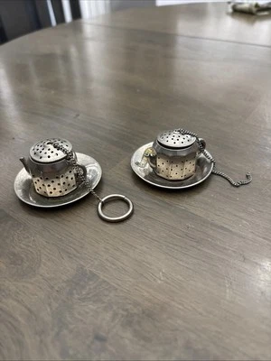  Teapot Infuser and Tray japan Vintage - Image 1 of 4