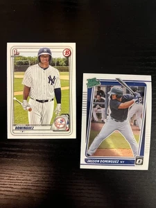 pre rookie card Jasson Dominguez 1st BOWMAN first optic rated prospect - Picture 1 of 1