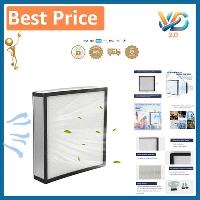 Filtro de flujo laminar de 22,4" con bloqueo de seguridad - Captura el 99,99% de las partículas Foto 1 de 4