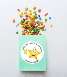 Personalised Star Sticker, Labels, Sweet Cone, Teacher, Reward Sticker,Thank You - Picture 1 of 2