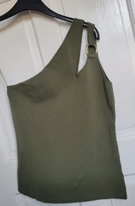 Ladies NEXT one shoulder strap top Nwt Size L (44/46) - Picture 1 of 3