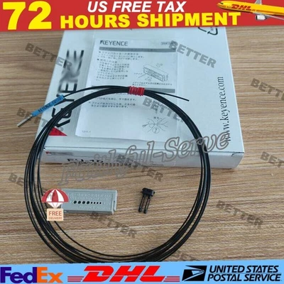 Fiber Optic Sensor Equipped Without Lens For KEYENCE FU-10 FU10 - Image 1 of 4
