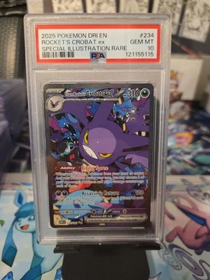 Team Rockets Crobat EX 234/182 Destined Rivals Series PSA 10 - Image 1 of 2