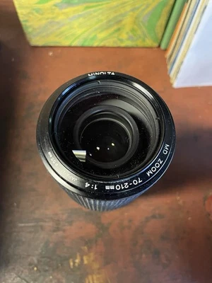 Minolta Zoom Lens MD 70-210mm 55mm 1:4 Manual Focus Lens View Vintage - Image 1 of 4