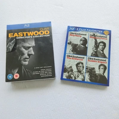 Clint Eastwood Dirty Harry And Directors Collection Bluray Lot 9 Movies Total  - Image 1 of 4
