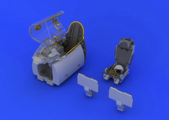 Eduard 648185 1/48 Avion MiG21PFM Gris Intérieur pour Edu (Photo-Etch & Résine) - Photo 1/1