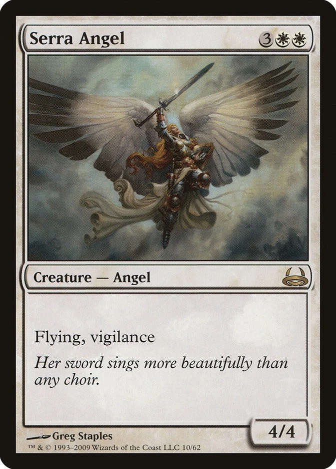 MTG Serra Angel  - Duel Decks: Divine vs. Demonic #010 - Image 1 of 1