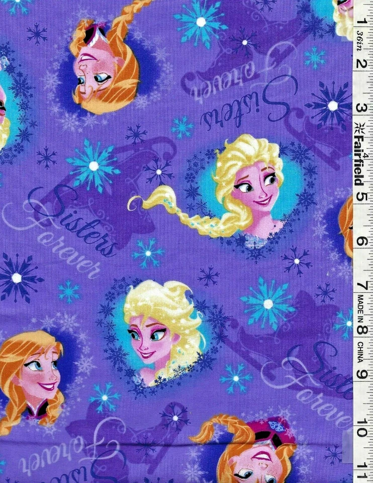 Purple Frozen Sisters Ice Skating Heart Frame by Springs Creative   19" - Image 1 of 1