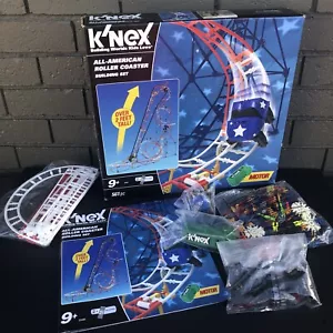K'NEX All American Roller Coaster Building #55400 Set 100% Completo - Scatola Aperta - Foto 1 di 20