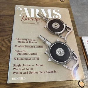 ARMS Gazette Magazine November 1978 Rugers Bowies, Protector Pistols ... - Imagen 1 de 6