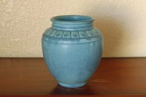 Beautiful Vintage Rookwood Art Deco Cabinet Vase "XXXV" 1935 #6440 Matte Blue - Picture 1 of 12