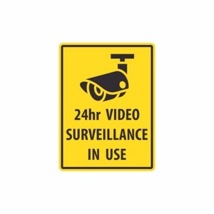 Video Surveillance Sign - 3mm Aluminum Composite Panel - Picture 1 of 1