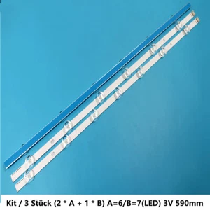 3pcs Neue LED-Streifen für LG Innotek POLA 2.0 32 "A Typ B Typ 32LN5100 32LN5707 - Imagen 1 de 7