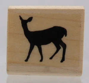 Doe Silhouette Stempel - Stampscapes 229A ©KJN2000 - Bild 1 von 2