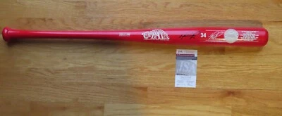 2022 DAVID ORTIZ signed Cooperstown Induction Baseball Bat BOSTON RED SOX JSA - Image 1 of 4