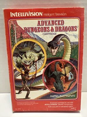 M918 Advanced Dungeons & Dragons Intellivision Game Cartridge Complete In Box - Image 1 of 3
