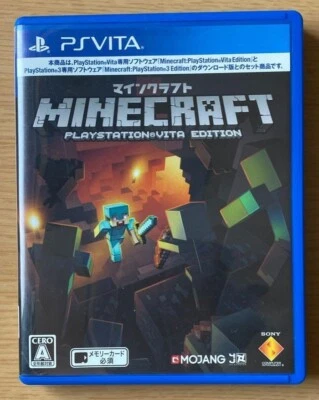 Minecraft PlayStation Vita Edition Japanese Games With Box or Without Box Tested - Image 1 of 2
