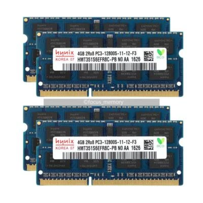 Hynix 4GB/8GB/16G Ram DDR3 1066 1333 1600 1866 204pin so-dim Laptop für Notebook - Bild 1 von 4