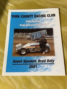 Vintage York County Racing Club Hall of Fame Awards Programs 2001 - Imagen 1 de 1