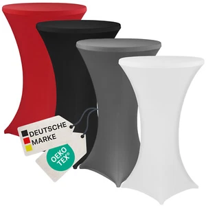 Stehtischhusse Ø 60 70 80 cm Stretchhusse Hussen Bistrotisch Stehtischhussen - Bild 1 von 8