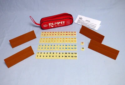 Rummy weico  Reisespiel in der Tasche rot sehr gut vollständig - Bild 1 von 4