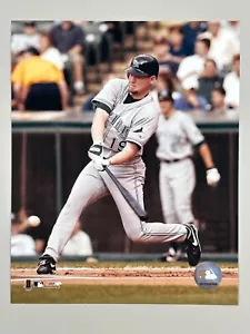 Archivo fotográfico sin firmar Aubrey Huff 8x10 con licencia Tampa Bay Devil Rays Giants Oriole - Imagen 1 de 1