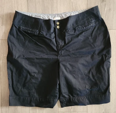 Madison Chino Shorts Women's 22W Plus Black Stretch 42 x 11 Foto 1 de 4