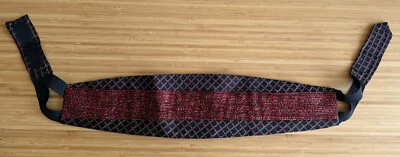 Faja geométrica vintage Barcelino San Francisco roja y negra Foto 1 de 4