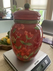 Royal Doulton Festive Home Cookie Jar/canister 11” Preowned - Picture 1 of 12