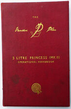 BMC Vanden Plas 3 Litre 3L Princes MK2 Operation Service Book / Manual, AKD3024