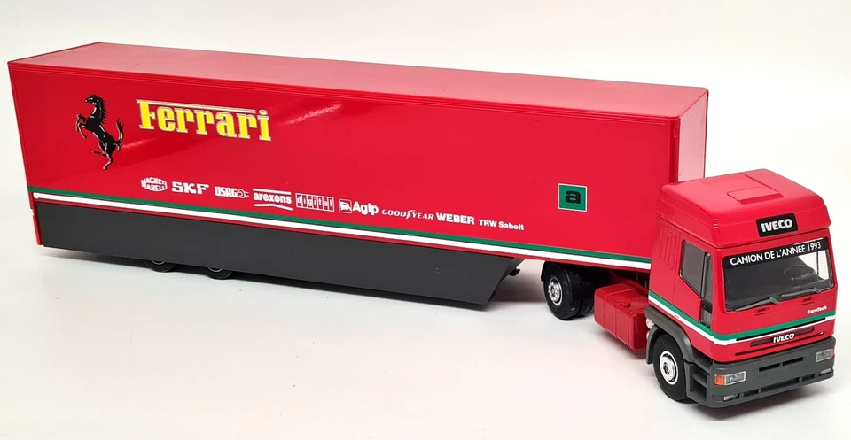 Camión modelo Louis Surber 1/43 Iveco Eurotech Ferrari GP F1 Team Transporter Foto 1 de 4