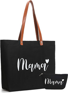 New Mom Gifts, Mothers Day Gifts from Daughter Son Kids, Mama Bag Tote for Hospi