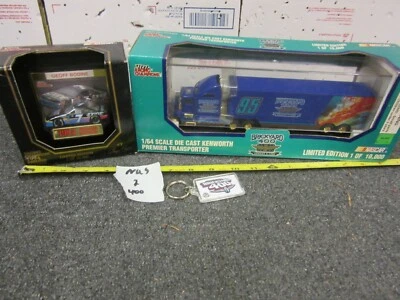 NASCAR Brickyard 400 Kensworth Premier 运输车和钥匙链 + 车身汽车套装 — 第 1/4 张图片