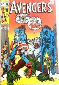 THE AVENGERS. NUMBER 78 1ST SERIES. KEY 1ST LETHAL LEGION 2ND MAN APE 1970 VG - Picture 1 of 8