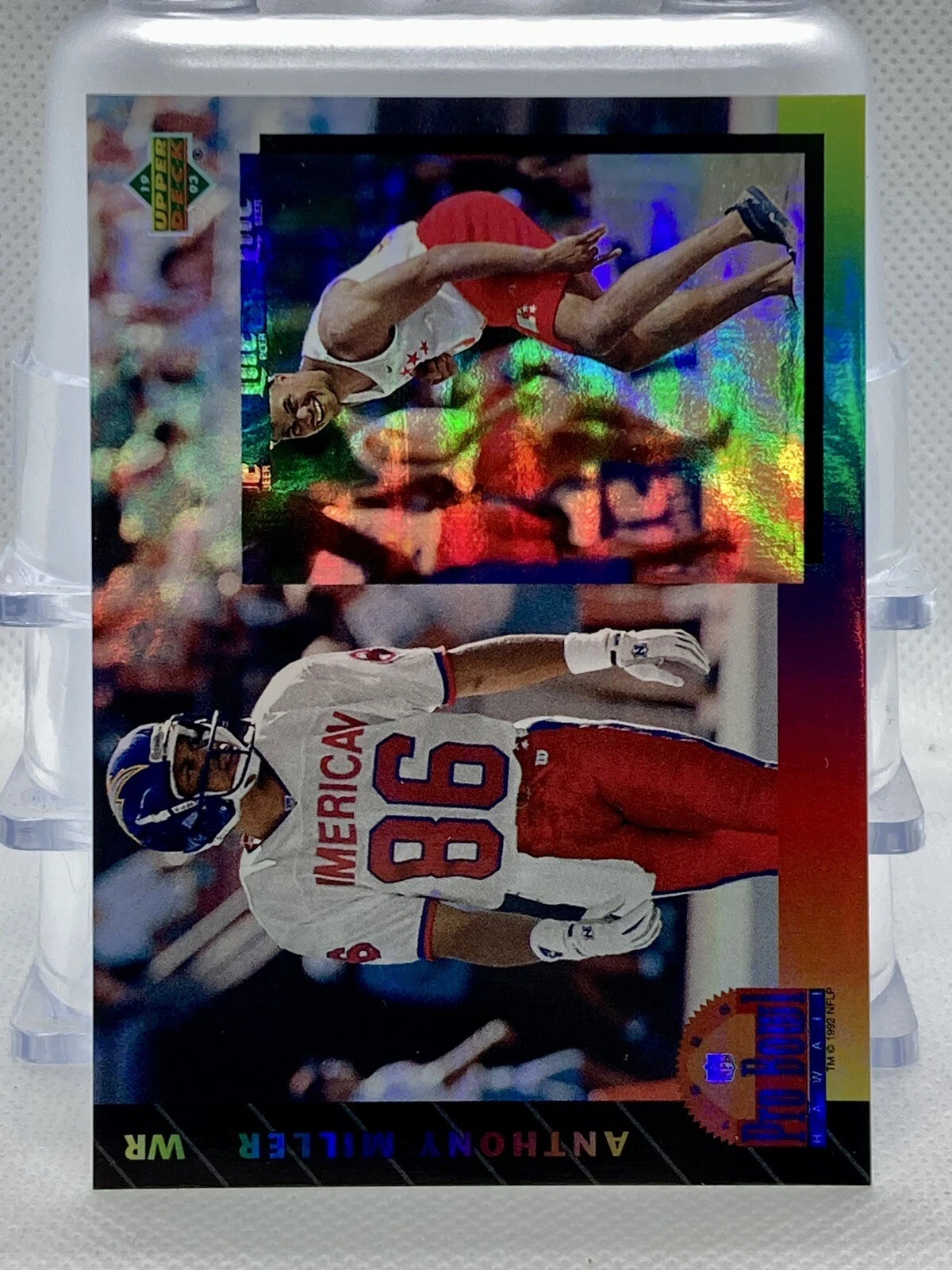 1993 Upper Deck Pro Bowl Anthony Miller #PB4 Insert San Diego Chargers