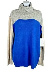 Suéter JustFab Mujer Mediano Acogedor Túnica holgada Cuello Tortuga Gran Tamaño M - Imagen 1 de 5