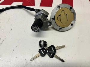 Ducati lock set fuel cap key ignition 3 keys 748 996 998 59820281A - Picture 1 of 8