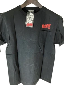 Rockin' Jelly Bean RAW t-shirt Natural unrefined rolling papers size M - Picture 1 of 4