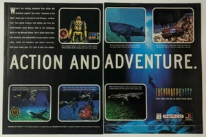 Treasures of the Deep Print Anuncio Juego Póster Arte PROMOCIÓN Oficial PS1 PlayStation - Imagen 1 de 2