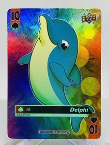 2021 Goodwin Champions Playing Cards #10 SPADES Delphi Dolphin Upper Deck - Picture 1 of 2